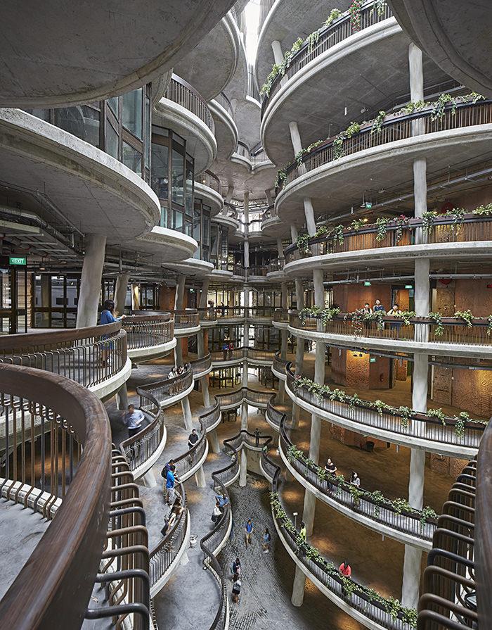 南洋理工大學教學中心圖片提供 : © Heatherwick Studio；攝影：Hufton+Crow